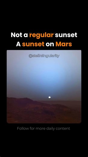 First Sunset On Mars