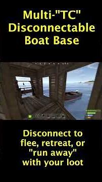 Disconnectable Mulit-Boat Base #basebuilding #boatbase #disconnectable