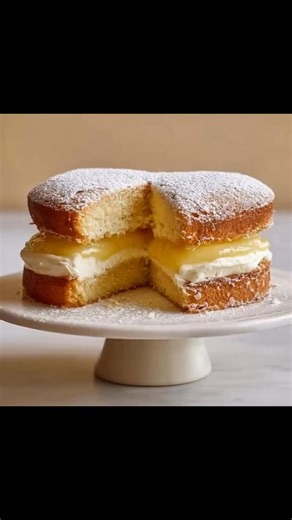 Mary Berry's Apple and Lemon Sponge Cake • 225g unsalted butter, softened • 225g caster sugar • 4 large eggs • 225g self-raising flour • 1 tsp baking powder • Grated zest of 1 lemon • Juice of 1 lemon • 300g cooking apples, peeled and diced • Icing sugar, for dusting 1. Preheat the oven to 180°C (160°C fan) and grease and line a 23cm round cake tin. 2. In a bowl, cream together the butter and sugar until light and fluffy. 3. Beat in the eggs one at a time, then fold in the flour, baking powder, 