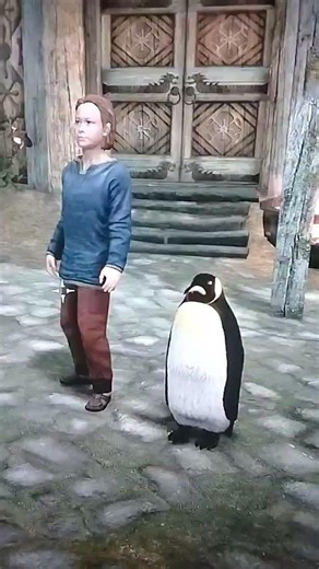 SKYRIM FLUFFIN'S FOLLOWERS: WINSTON THE PENGUIN - SE Edition [XB1] #gaming #funny##skyrim #mods