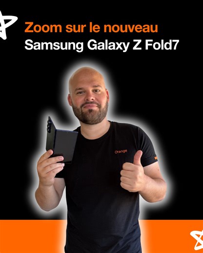 La Minute Tech by Orange - Zoom sur le nouveau Samsung Galaxy Z Fold7 📲✨ Un smartphone pliable, de plus en plus fin et aux performances toujours plus impressionnantes ? 🧐 Samsung l’a fait ! Matthieu, expert Orange, vous dévoile tous les secrets de ce nouveau smartphone dans cette nouvelle Minute Tech by Orange 👉 RDV ici pour la découvrir : https://youtu.be/BySe-NM8Rzk Pour vous faire découvrir les dernières nouveautés tech : #OrangeEstLà | Orange