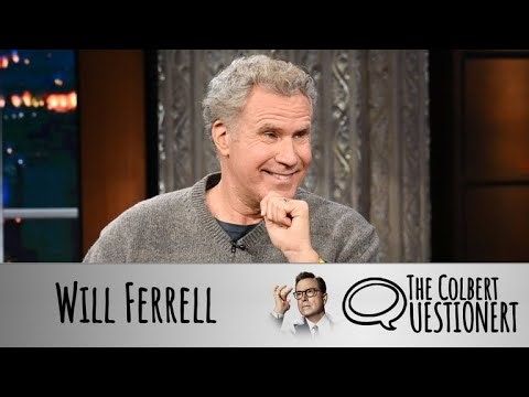 Will Ferrell takes Stephen Colbert's 'questionert'