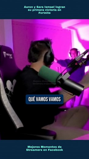 316K views · 14K reactions | Auron y Sara Ismael logran su primera victoria en Fortnite #AuronPlay #auron #fortnite #auronclips | Mejores momentos de streamers | Facebook