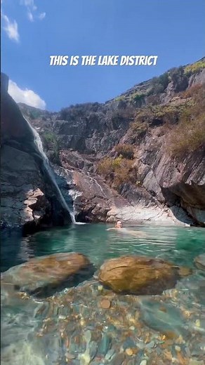 Wild swimming in the Lake District #travelcouple #wildswimming