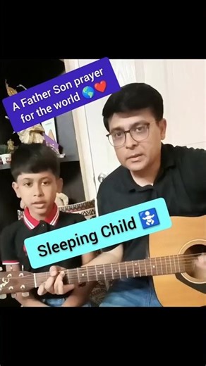 Sleeping Child MLTR Guitar Cover | Father Son Soulful Guitar Version 🎸