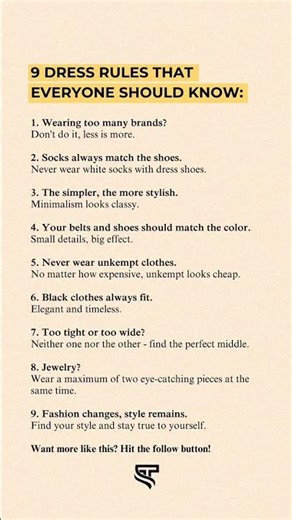 "Stop Dressing Wrong! 9 Rules Every Man Should Know 😎"