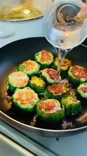 Japanese paprika recipe #youtubeshorts #food #cooking