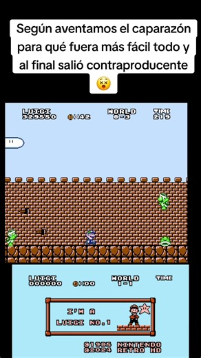 We had a fail on today's level of I'm Luigi number one. #supermariobros