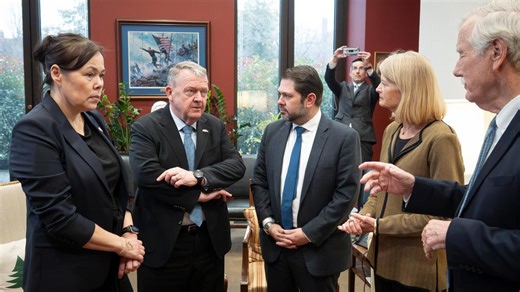 Danish and Greenland officials meet with U.S. senators at Capitol Hill