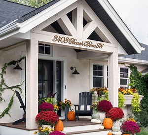 Script Address Signs, Caligraphic House Numbers, Custom House Numbers Signs Cursive, Aluminum Composite Address Signs, Unique House Numbers - Etsy Canada