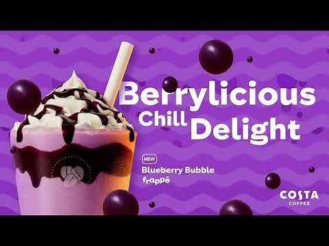 Meet The All-New Costa Coffee Blueberry Bubble Frappé!