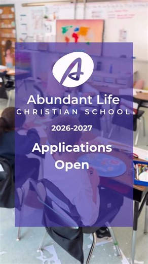 Enrollment is now open for the 2026-2027 school year! Inquire today and invest in your child's future! ✨ | Abundant Life Christian School & Childcare