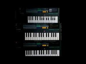 CASIO PT-280 3台並べて自動演奏