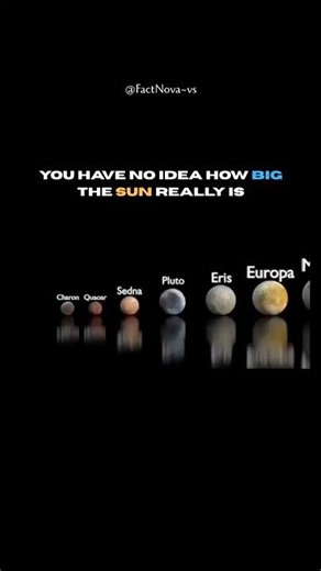 Planet Size Comparison — How the Sun Dwarfs Every Planet in the Solar System | #shorts