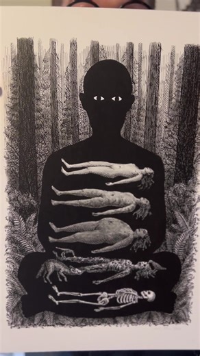 Art/Life #artistsoftiktok #artist #crosshatching #deathpositive #corpsedecomposition #caitlindoughty #orderofthegooddeeath #landisblair #deathpositivity #lifeanddeath #meditation #corpsemeditation #illustration #fyp #fypシ #artvsartist #originalart #traditionalart #fromheretoeternity #unicycle #artlife