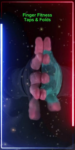 Finger Taps and Folds - great exercise for developing finger independence. Check out the Finger Fitness Exercise program from HandFitness.com #livehighlights #fypシ゚viral #fypages #tiktoklive #coordination