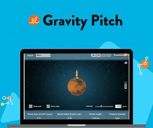 Today in 1961, America's 1st astronaut in space, Alan Bartlett Shepherd, Jr., experienced "weightlessness." In our Gravity Pitch #ELGizmo, observe the path of a ball when it is thrown at different velocities on different planets. https://bit.ly/40Ymhkj | ExploreLearning Gizmos