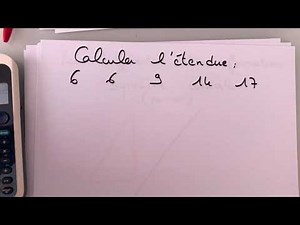 4ème calculer l’étendue