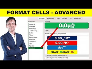 Cutomize Your Things with CUSTOM in Format Cells ADVANCED in Excel