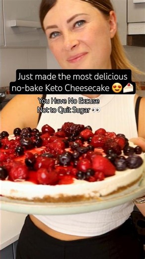 Why I'll Never Miss Sugar After This #ketodessert #nobake #cheesecake