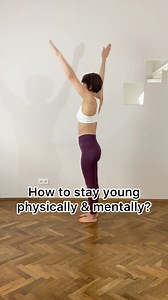 An easy body-mind connection exercise to stay fit physically & mentally as you age. Follow me for more tips. #bodymind #aging #fitness #mentalhealth | Kata Máthé