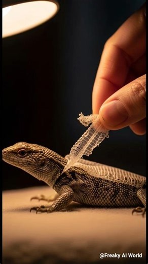 “Lizard Shedding Skin 🦎✨ | #Shorts”