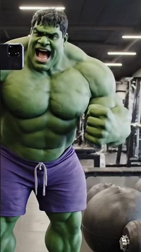 HULK தமிழ் Vlog | Hulk Tries to Run on Treadmill 😂 | Funny Gym Moments #aitrends #hulk #shortsviral