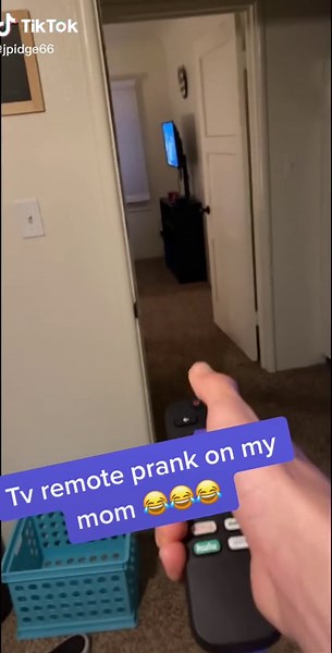 TV Remote Prank on My Mom