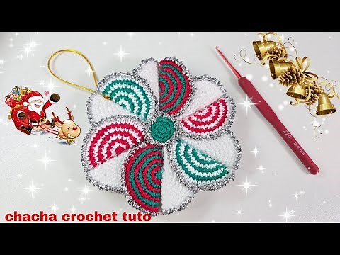 Tuto décoration de Noël au crochet #crochet #tutocrochet #noel #decoration #christmas