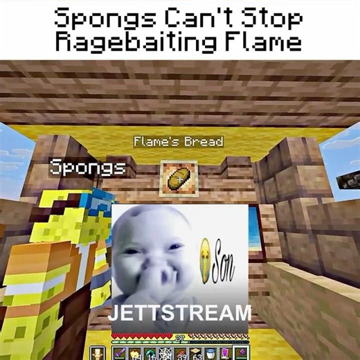 Spongs Can't Stop Ragebaiting Flame✌️😭