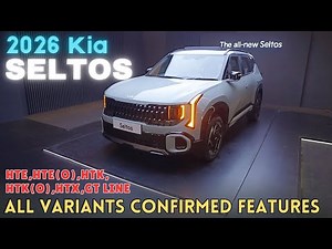 2026 Kia SELTOS all Variant confirmed & detailed features👌💯