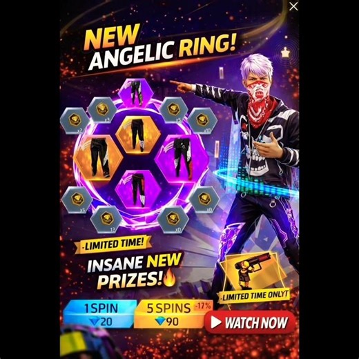 Free Fire NEW Angelic Bottom 😱 Return After Years | Full Showcase #shorts #freefire