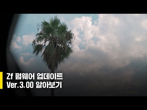 Zf 펌웨어 업데이트 Ver.3.00 알아보기 / 김 철 작가