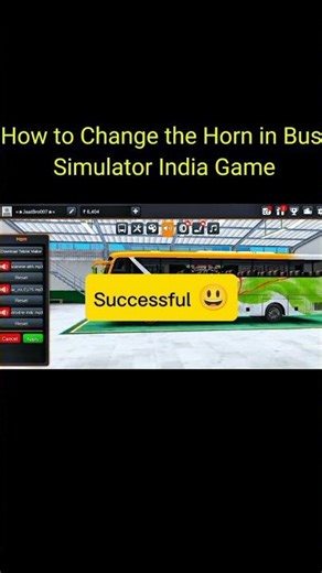 How to change the horn in Bus simulator India Game. 😲