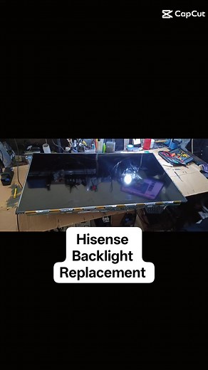 Hisense Led Tv - Backlight Replacement #done #repairshop #repair #FlatscreenTV #LEDTVRepair 2FIX Electronics Sales & Services Manito, Albay | 2FIX Electronics Sales & Services