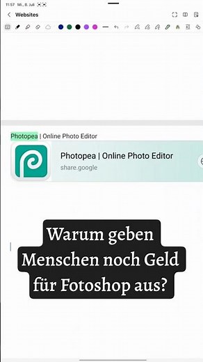 Photopea - diese App ist ein Cheatcode um kostenlosen Fotos zu bearbeiten 🤫🔐