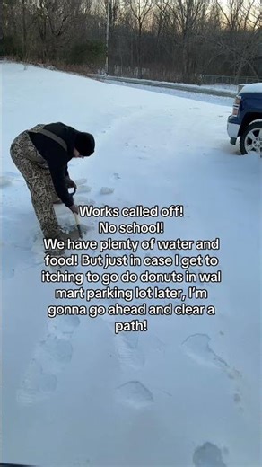 I’ve got a bad reputation! #badreputation #snowday #snowfun #donuts #walmart
