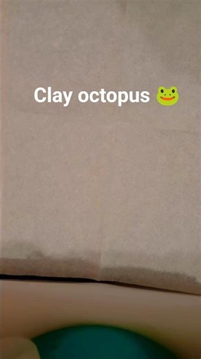 cute octopus by the help of clay🥰#shorts