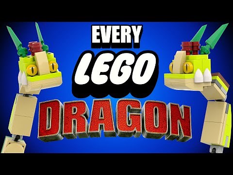 I Built EVERY DRAGON in How To Train Your Dragon in LEGO