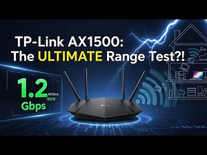 TP Link Archer AX15 AX1500 Wi Fi 6 Router Review, Speed Test, Range Test!