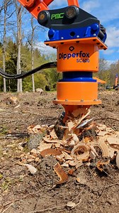 2.3M views · 18K reactions | Is this what stump removal ASMR sounds like? #stumpgrinding #landscaping | Dipperfox | Facebook