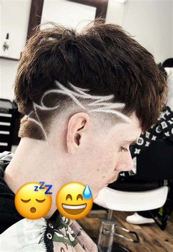 Burst Fade Freestyle Design for Barbers