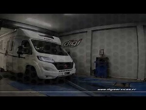 Fiat Ducato 2.3 JTD 130cv Reprogrammation Moteur @ 179cv Digiservices Paris 77 Dyno