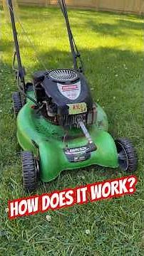 How this GAS engine can run on DIESEL! #diesel #mower #testing