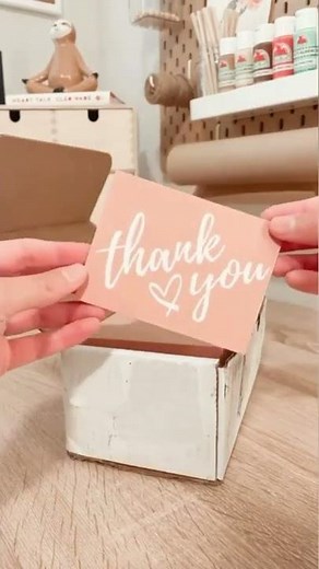 Unboxing Thank You Cards Printed by GotPrint