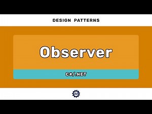 Observer Pattern - DESIGN PATTERNS (C#/.NET)