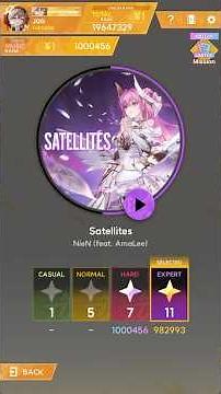 Satellites (EXPERT - ALL PERFECT) Playthrough | Tracing The Stars | GODDESS OF VICTORY: NIKKE [PC]