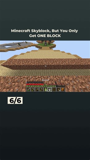 Minecraft Skyblock, But You Only Get ONE BLOCK