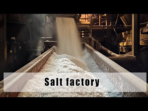 How Table Salt is Produced in a Factory