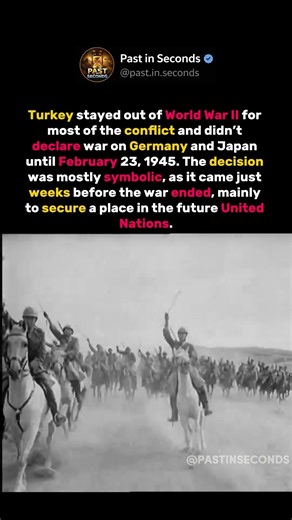 Why Turkey Declared War Just Weeks Before WWII Ended #ww2